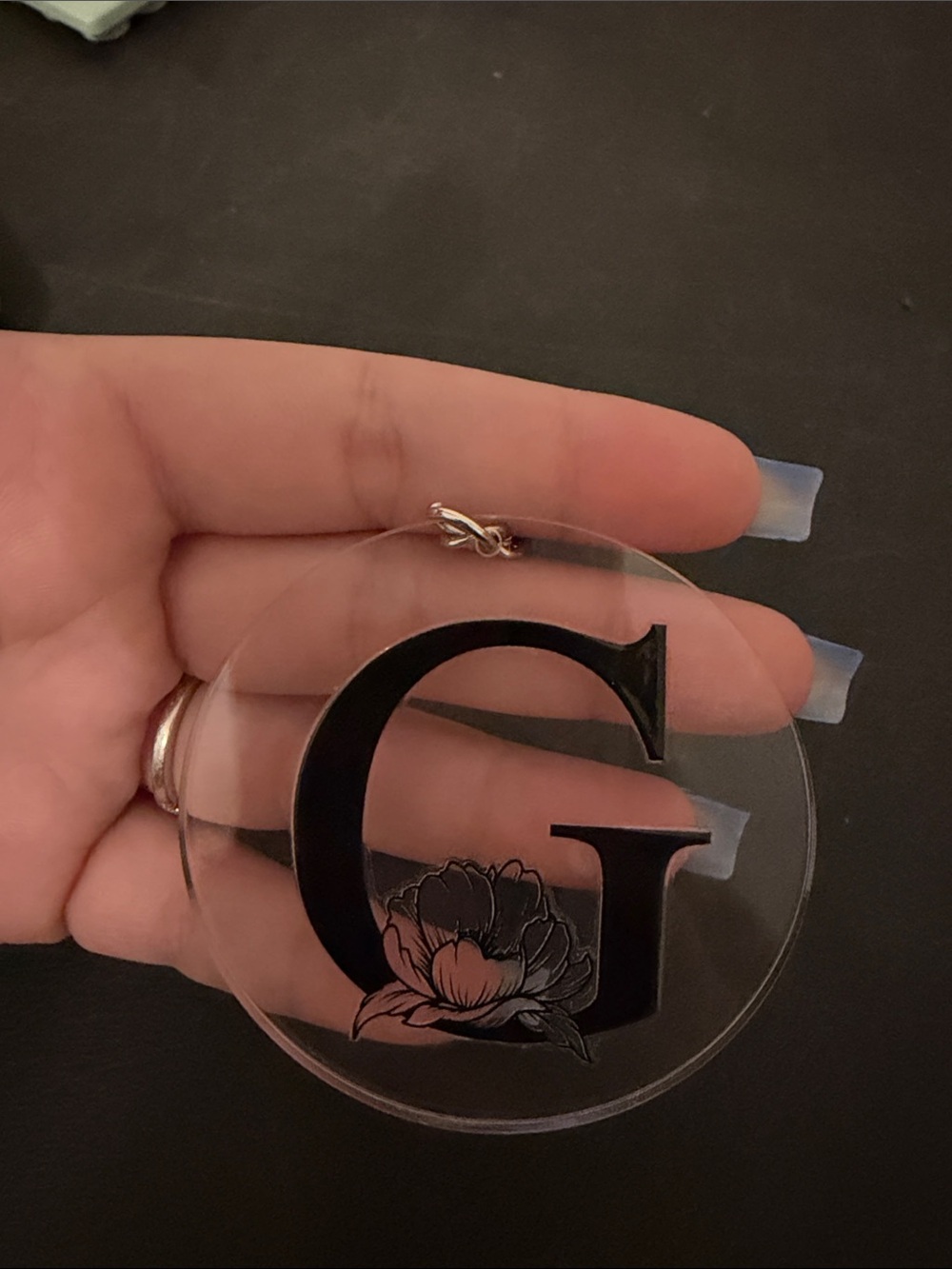 Letter G Keychain